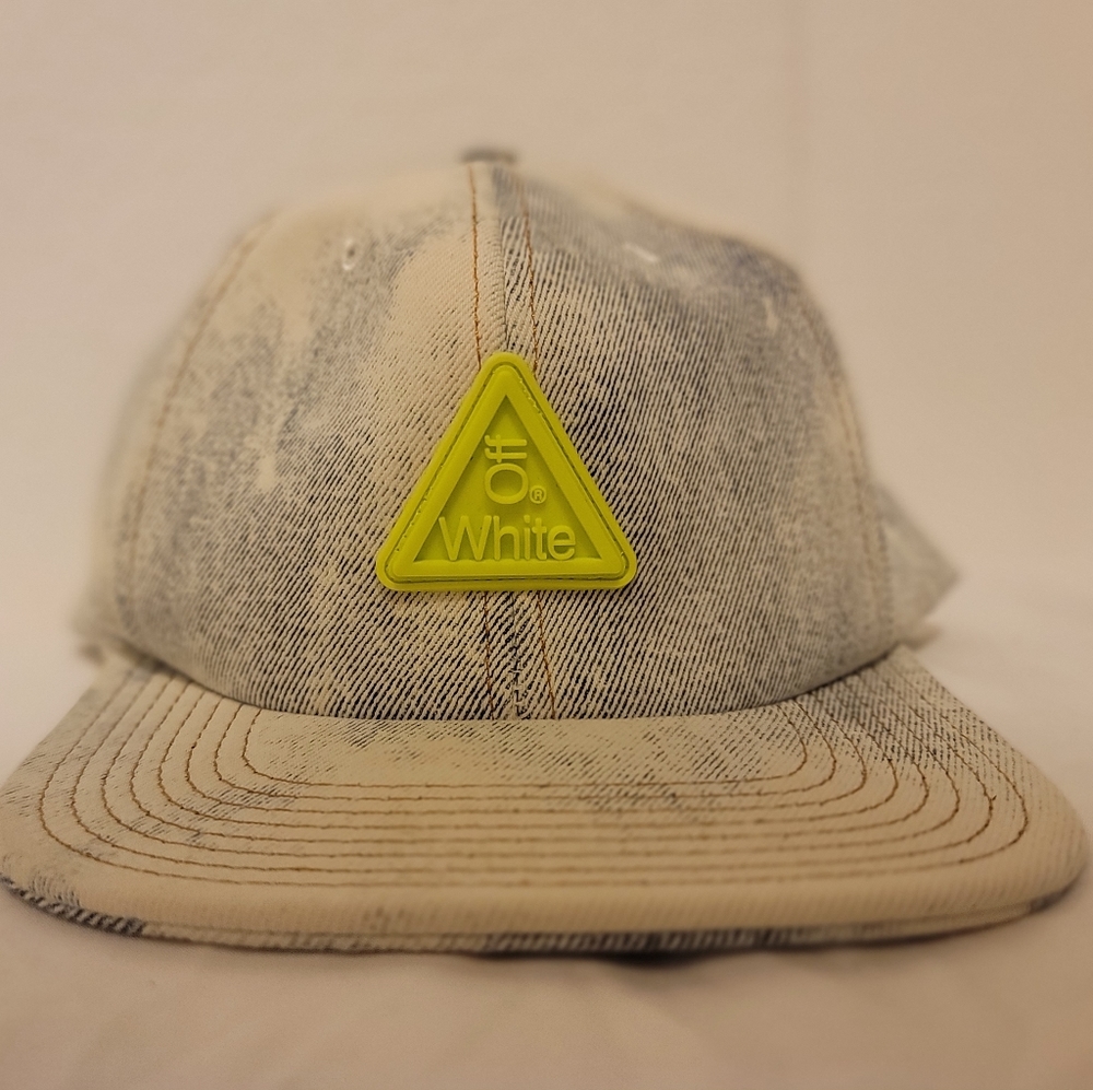 OFF-WHITE Bleached Denim cap